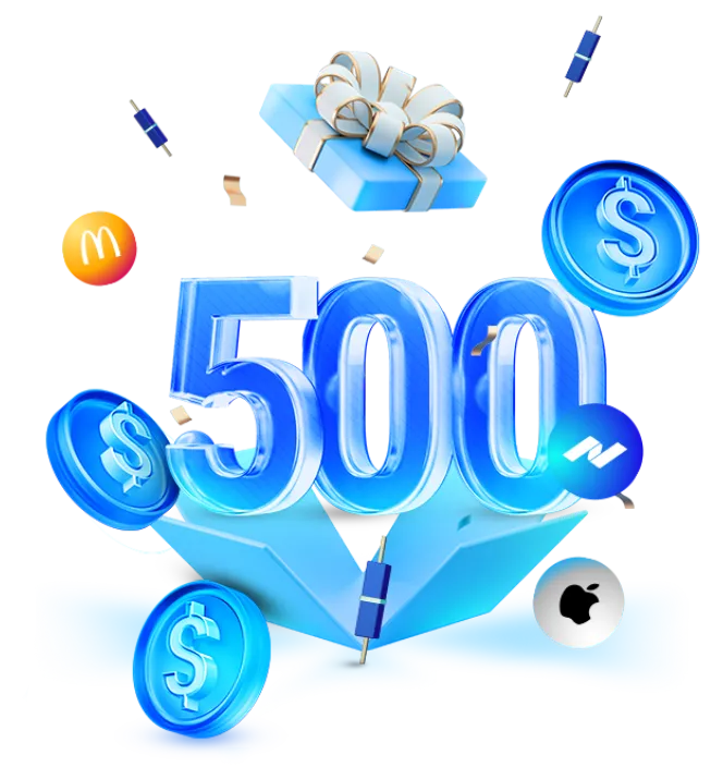 $500 Deposit Bonus